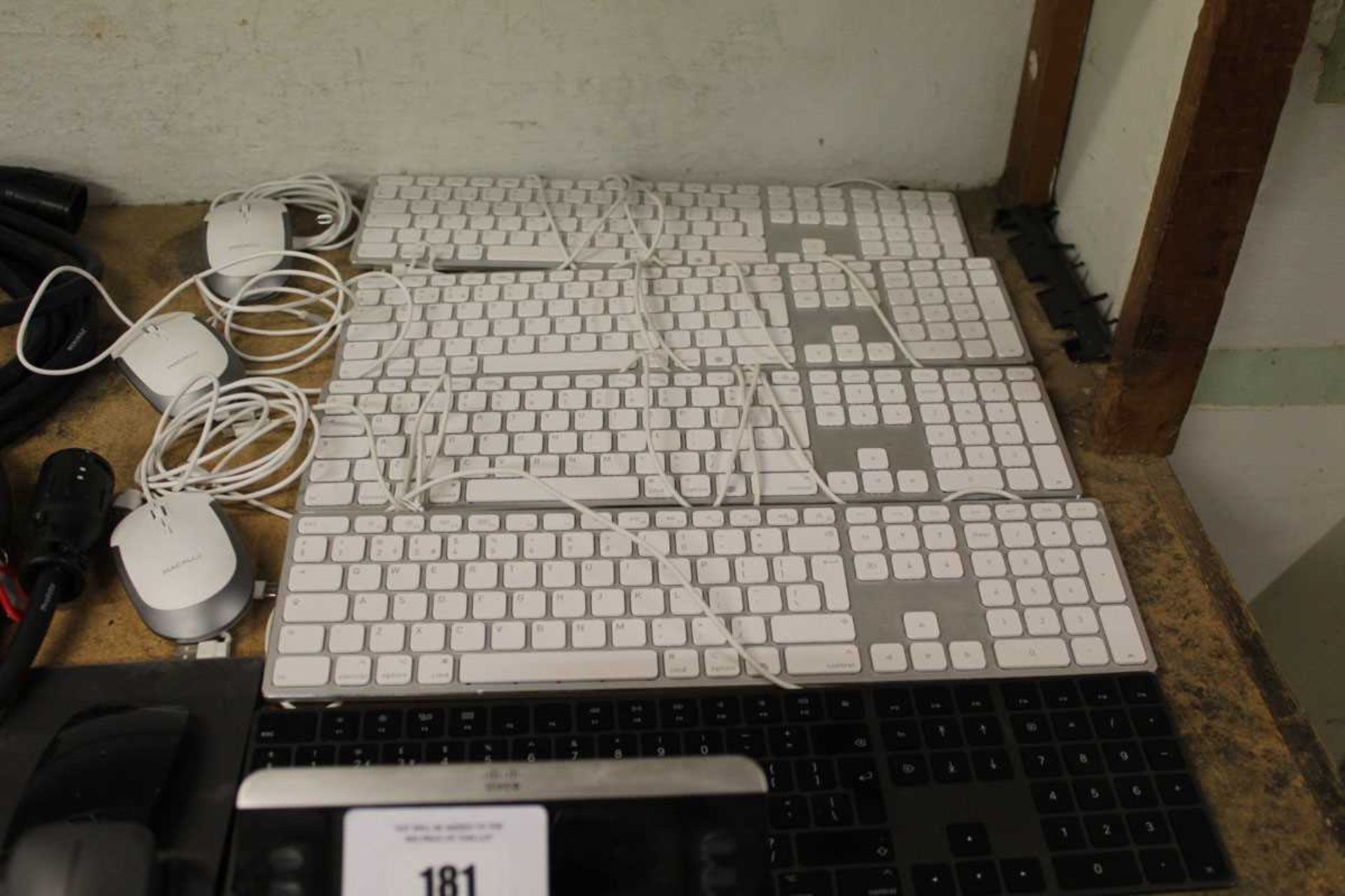 +VAT Two Cisco office phones and five assorted keyboards, some with mice - Image 2 of 3