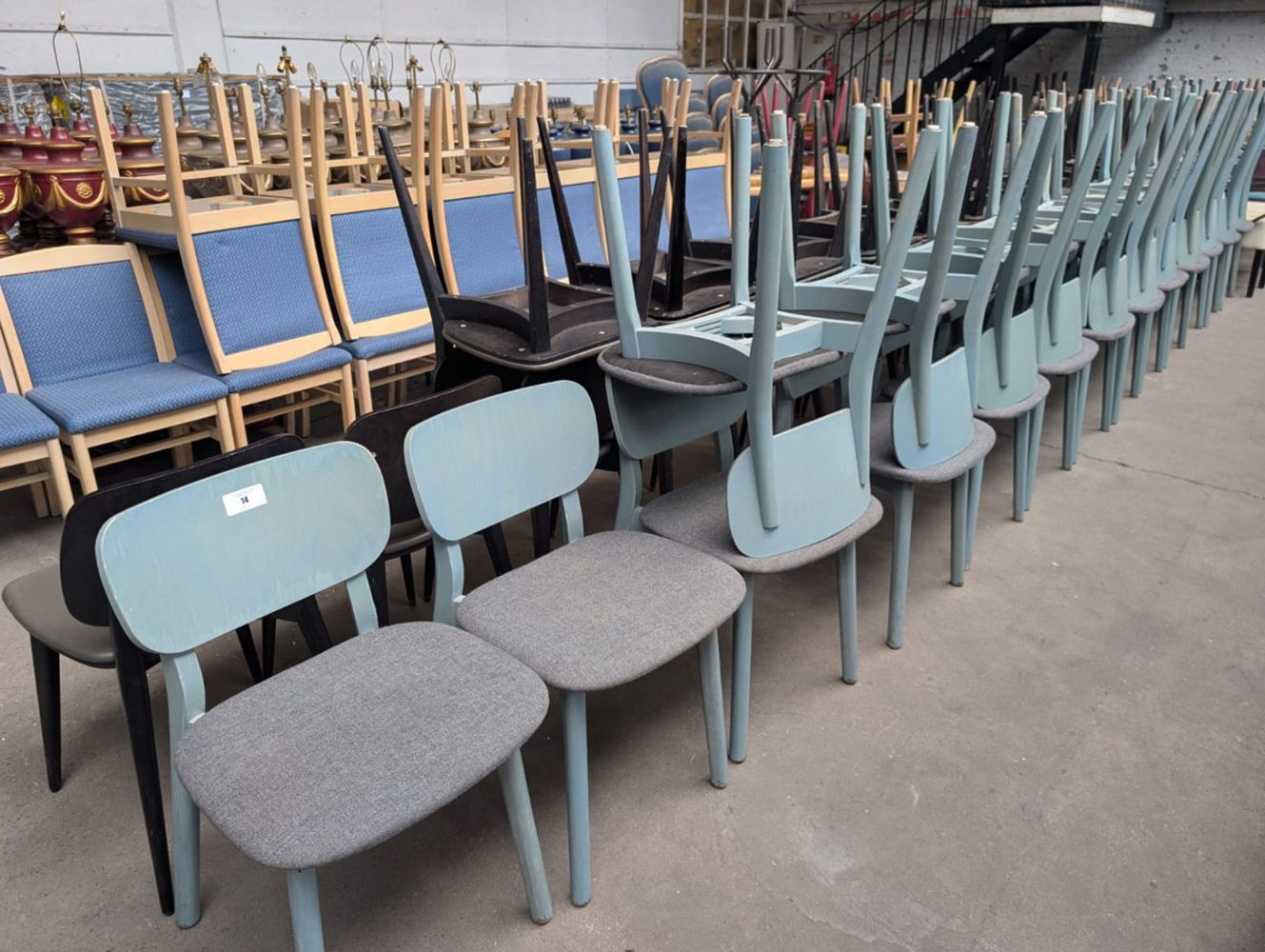 Restaurant Contract Furniture and Fabric Rolls