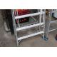 Zarges 10 step platform aluminium ladder - Image 4 of 5