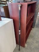 Walking cane with brass cap