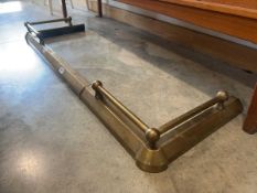 Extending brass fire fender