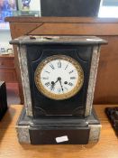 Slate cased mantel clock