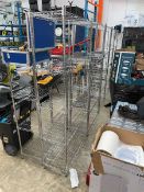 Chrome 5 tier shelving rack