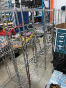 Chrome 5 tier shelving rack