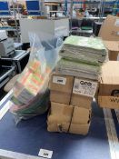 +VAT 2 boxes containing approx. 200 Geo exercise books, together with a bag containing a large qty