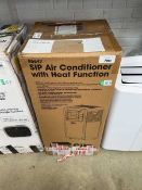 +VAT Boxed Sip portable air conditioning unit with integrated mobile heat function settings