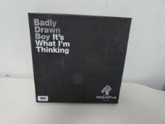+VAT Badly Drawn Boy, It's What I'm Thinking box set incl. t-shirt, CDs, badges, 12" vinyl