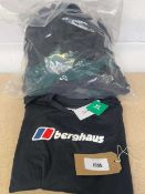 +VAT Approx. 15 Berghaus big logo long sleeve t-shirts