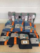 +VAT x11 Ted Baker 2 pack sleepwear woven bottoms & Approx. 4 boxes of Ted Baker crew neck t-shirts