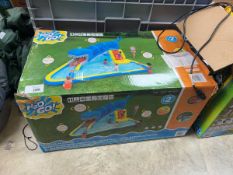 +VAT A boxed H2O Go Inflatable outdoor water adventure park with blowers