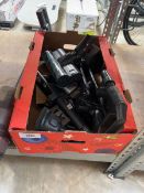 +VAT Red crate containing a large quantity of mixed vacuum cleaner accessories to include Samsung