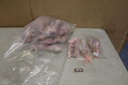+VAT Approx. 25 pairs of assorted ballet shoes in various styles and mixed sizes