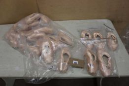 +VAT Approx. 25 Bloch full sole ballet shoes in mixed sizes including children's