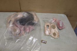 +VAT Approx. 15 pairs of various brand assorted ballet shoes in mixed sizes