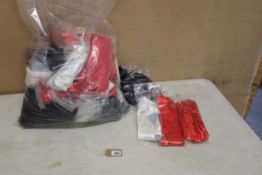 +VAT 10 black zip up long sleeve tops plus approx. 20 various sequined and other waistcoats
