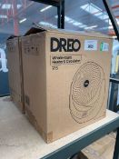 +VAT 2 Dreo heater and air circulator fans, boxed