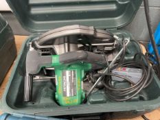 +VAT Hitachi C9U3 240v circular saw, cased