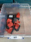 +VAT Selection of Hilti drill batteries