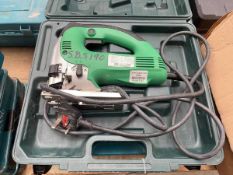 +VAT Hitachi 240v jigsaw, cased