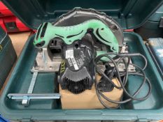 +VAT Hitachi C9U2 240v circular saw, cased