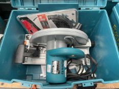 +VAT Makita 240v cut off saw, cased