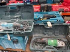 +VAT 110v Makita recip saw, plus 240v Makita angle grinder, and 240v Hitachi angle grinder