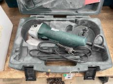 +VAT Metabo angle grinder with non-UK plug, cased