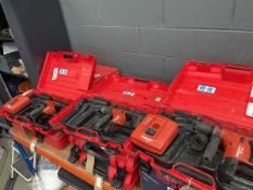 +VAT Hilti TE6/A demolition hammer, cordless with charger and case, NO battery