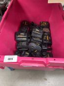 +VAT Selection of DeWalt drill batteries