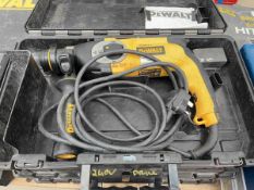 +VAT DeWalt D25 1 23 240v demolition hammer drill plus case