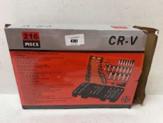 +VAT 216pc socket/bit set