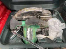 +VAT Hitachi C9U3 240v circular saw, cased