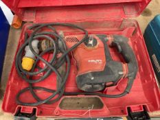 Hilti TE30 110v demo hammer, cased