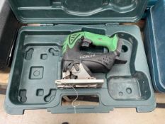 +VAT Hitachi jigsaw, cased - no battery or charger