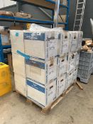 +VAT Pallet of 24 boxes of 20kg powder for powder coat painting operation - assorted colours