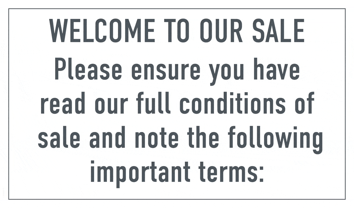 A reminder of our key auction terms