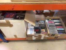 4 boxes containing large qty of cd's
