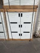+VAT 100cm 6 door locker in grey