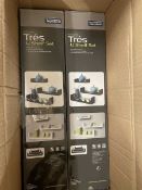 +VAT 6.5 boxes of Mastershelf U-shaped floating shelves (4 sets per box)