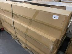 +VAT 13 boxes of Mastershelf floating shelves in black, oak and other finishes (3 per box,