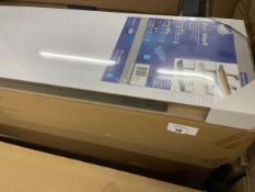 +VAT 3 boxes of 3 Mastershelf white floating shelves (each 150x30x5cm)