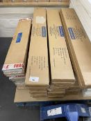 +VAT Approx. 55 Mastershelf radiator shelves in black and white finishes