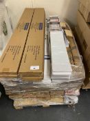 +VAT Pallet of approx. 65 Mastershelf, Shelf Depot and other radiator shelves