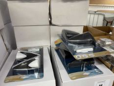 +VAT Quantity of miscellaneous glass line and other glass shelf brackets (the contents of one