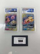 +VAT (2) 2023 Pokémon Sun & Moon CSM2aC - Shining Synergy (Shower) CHN #004 - Slowpoke & Psyduck