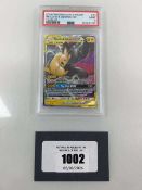 +VAT 2019 Pokémon Sun & Moon - Team Up #33 - Pikachu & Zekrom GX Tag Team PSA Mint 9 Where