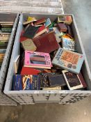 Grey pallet box (not included) of various books including a large quantity on the theme of Christian