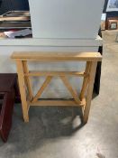 Beech adjustable height trestle