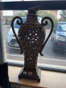 Twin handled ornamental urn