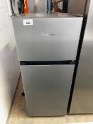 +VAT Fridgemaster upright fridge freezer in dark grey finish